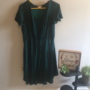 Turquoise Flowy Dress